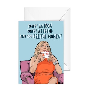 Wendy Williams Biglietto di amicizia A6 "Sei un'icona, sei una leggenda e tu sei il momento"