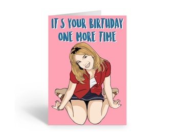 Britney Spears, "It's Your Birthday One More Time", A6 Birthday Card
