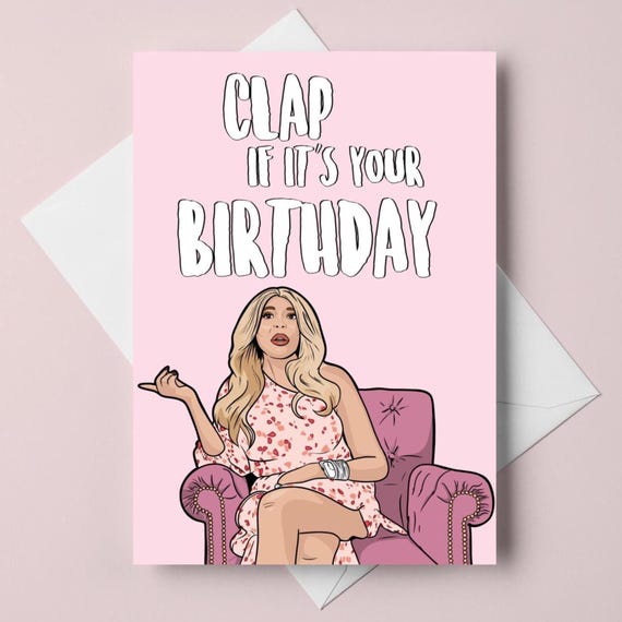 wendy williams birthday dress Card - - 