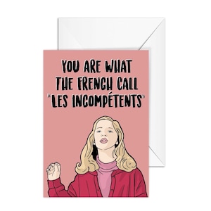 Home Alone "You Are What The French Call Les Incompétents", A6 Greeting Card