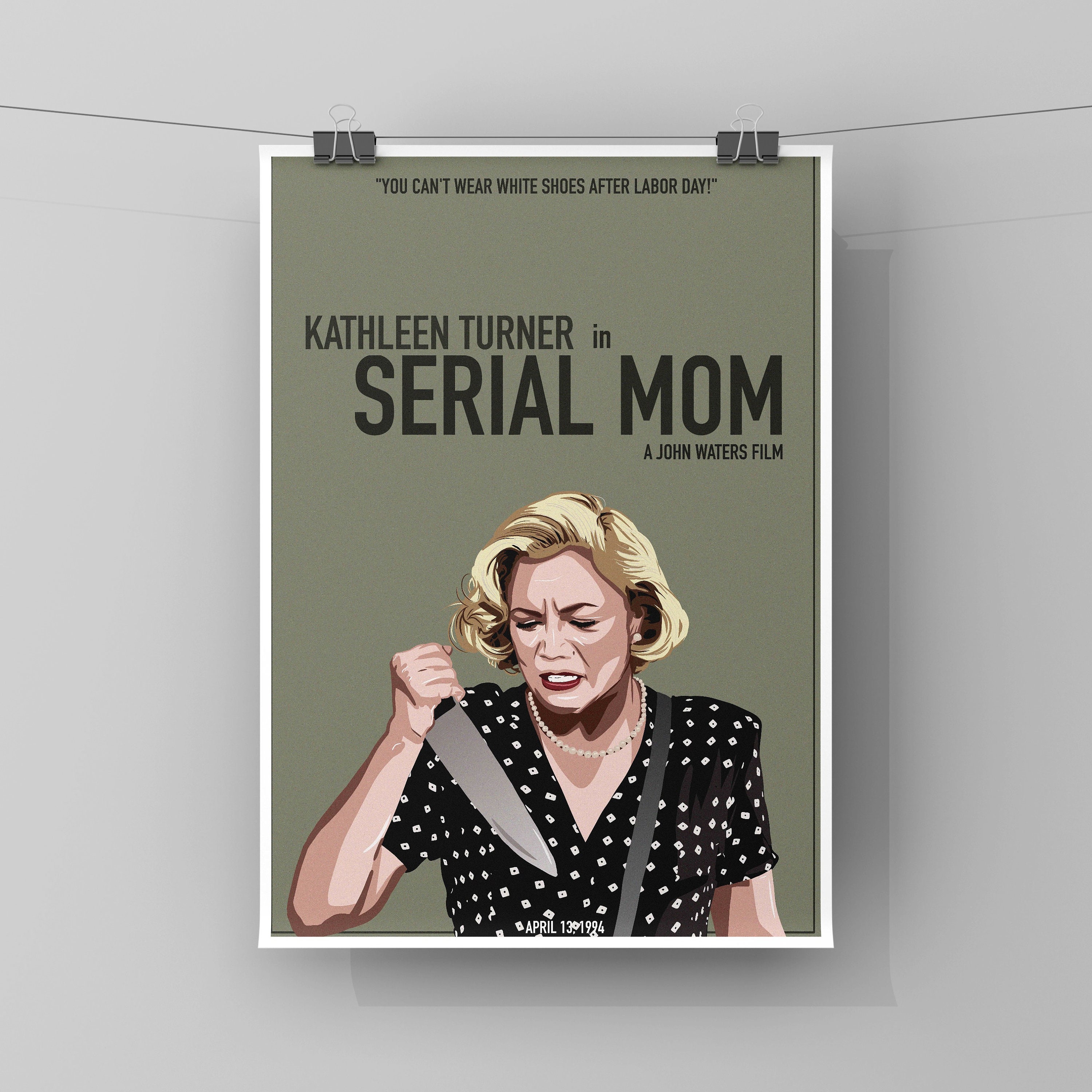 A4 Print Serial Mom 1994 Film Poster Etsy A4 Print Serial Mom 1994 Film Poster Etsy