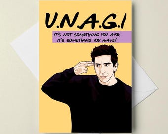 unagi definition - A6 greeting card