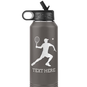 Personalized Tennis Tumbler, Tennis Coach Gift, Tennis Mom Cup & Player Gift Idea, Perfect for Team Gifts and Tennis Lovers
