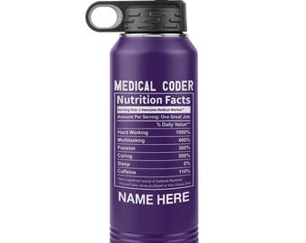 Medical Coder Water Bottle • Doctor Gift Ideas • Coffee Mug gift • Medical Doctor Gift • Physician Coffee Mug • Medical Coder Funny Gift