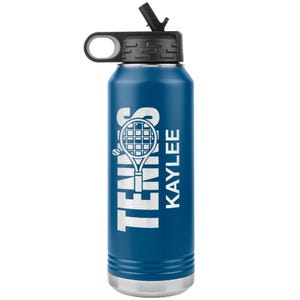 Personalized Tennis Tumbler, Tennis Coach Gift, Tennis Mom Cup & Player Gift Idea, Perfect for Team Gifts and Tennis Lovers