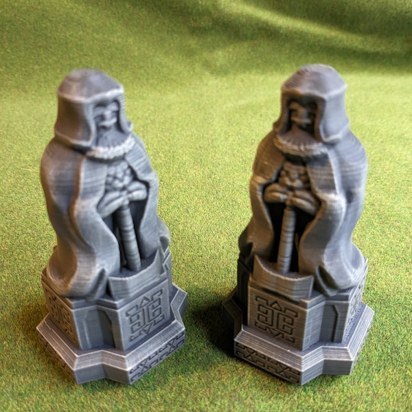X4 Dwarven mine Statue Scatter Terrain For Tabletop Gaming And Wargaming Such As Dungeons And Dragons Lord Of The Rings  And Warhammer Etc