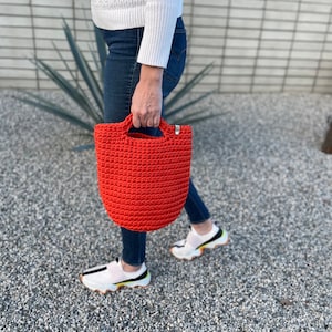 Tote Bag Handmade Modern Large Crochet Tote Bag