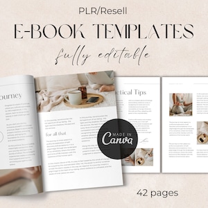 PLR eBook Template Canva | Coaching Template | Canva eBook | Business eBook | eBook Template Canva | PLR eBook | Resell eBook