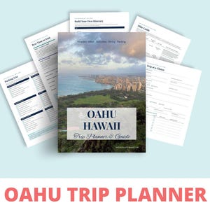 Oahu Hawaii Trip Planner | Itinerary, Activities, Dining (PDF Download)