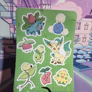 Grass Friends Sticker Sheet