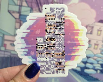 Poke Glitch Stickers