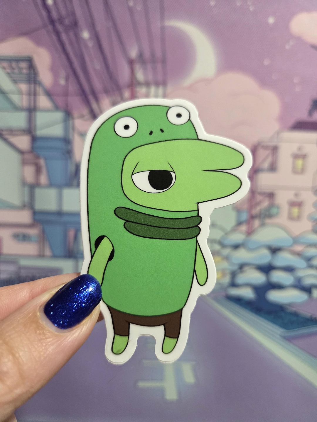 Glep as Mr.frog Sticker - Etsy