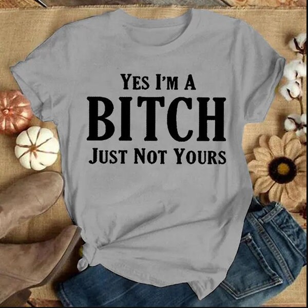 Funny Graphic Tshirt yes, I'm a Bitch - Etsy
