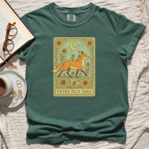 Foxtrot Delta Tango Shirt - Tarot Karten Ästhetik, Witchy Anti Trump Tshirt, Comfort Colors T-Shirt für politischen Aktivisten, süßes subtiles FDT Shirt