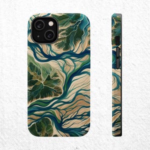 Naturecore の美しい携帯電話ケース、地球をモチーフにした iPhone 16 Pro Max ケース、地理や地図をモチーフにした自然の携帯電話ケース、MagSafe の丈夫な携帯電話ケース