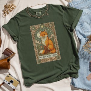 Foxtrot Delta Tango Shirt - Tarot Karten Ästhetik, Witchy Anti Trump Tshirt, Comfort Colors T-Shirt für politischen Aktivisten, Subtiles FDT Shirt