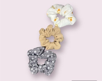 Scrunchies / Haargummi / Haarschmuck aus Musselin