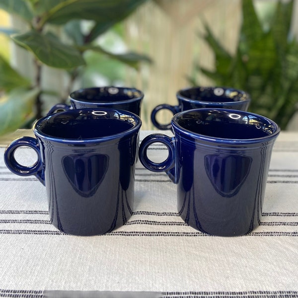 Vintage Homer Laughlin Fiesta Cobalt Blue Mug