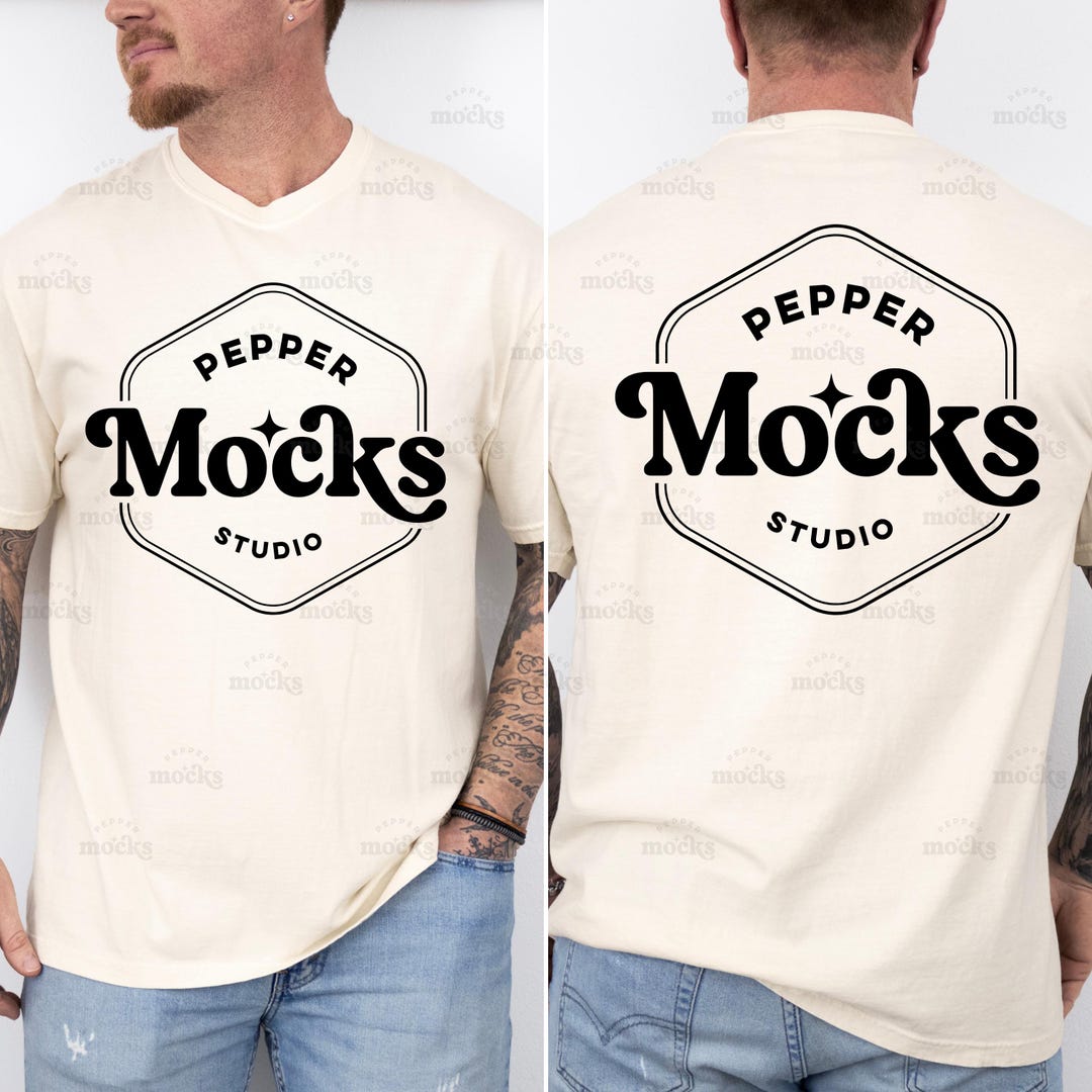 Comfort Colors C1717 Men's Ringspun T-Shirt - Classic Fit Crewneck Tee (White, Large)
