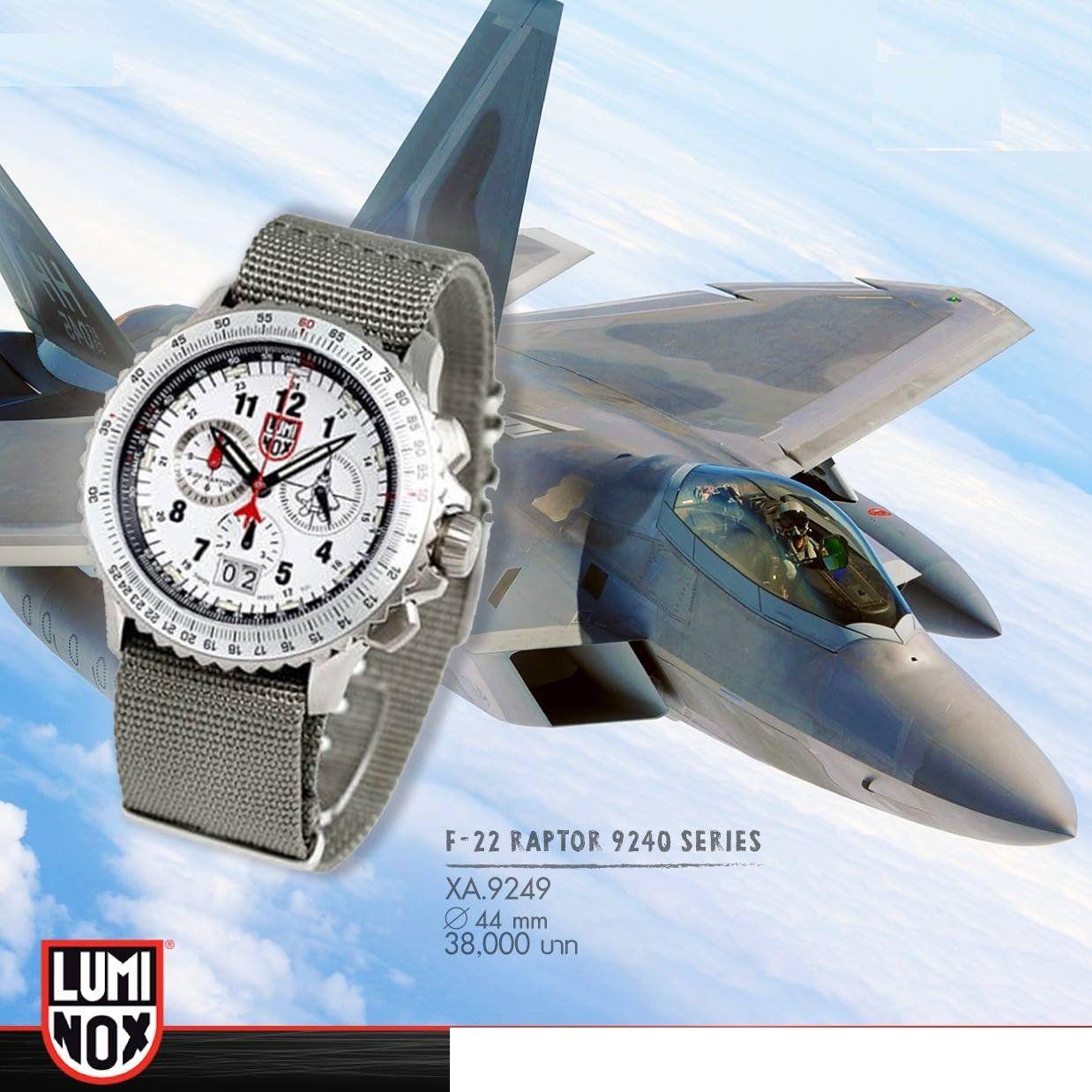 Luminox F-22 Raptor Series Titanium Pilot's Watch New