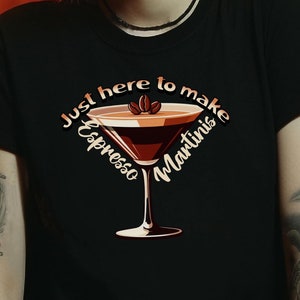 Espresso Martini Bartender T-Shirt: Sarcastic Bar Tee