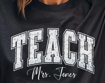 Chemise de professeur personnalisée : cadeau de rentrée