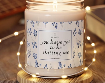 Bougie de soja parfumée amusante : cadeau sarcastique pour amis