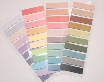 Sticky Index Tabs Set - 10 colors - 200 tabbies