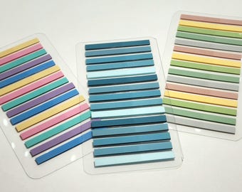 Thin Sticky Index Tabs Set - 5 colors - 300 tabbies