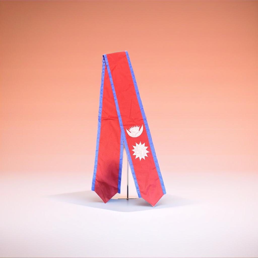 Nepali Graduation Stole Nepali Flag Sash Etsy
