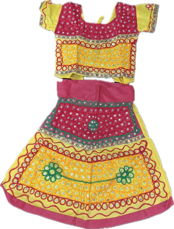 Radha Dress for Baby Girls Radha Dress Krishna Janmasthami Special Dress for Girls Etsy UK