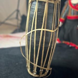 Handmade 17-Inch Madal: Nepali Folk Musical Instrument