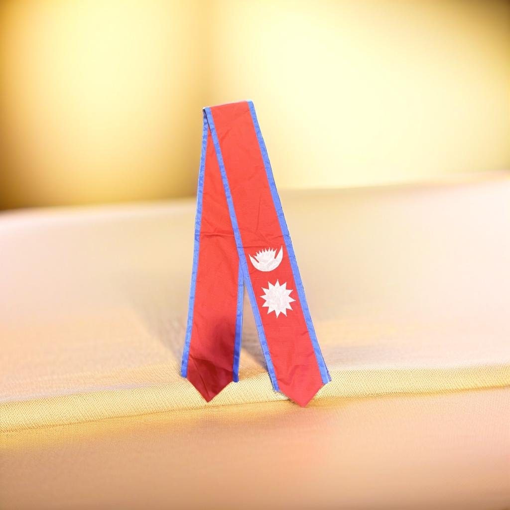 Nepali Graduation Stole Nepali Flag Sash Etsy