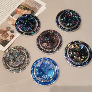 MagSafe Holographic Resin Phone Grip, Magnetic Holder, Camouflage Gradient Stand for iPhone, Kindle & Cases, Kindle Accessory