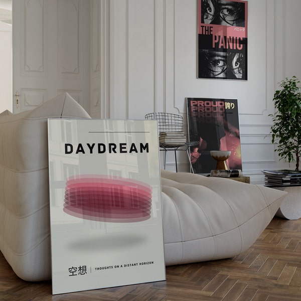 DAYDREAM - Minimalist art - Poster à imprimer - Wall art - Digital art - Digital Download Prints