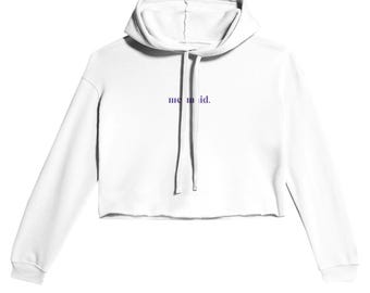 mermaid. Women's Cropped Hoodie