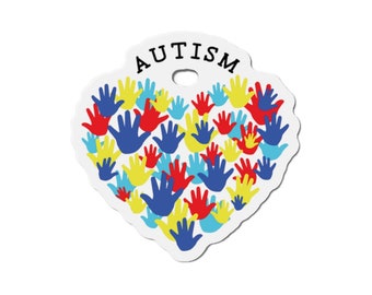 Autism awareness month, Autism gift, Mental health gift, gift for teacher,  People not puzzles, Autism love Die-Cut Magnets