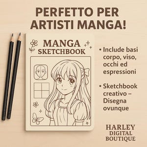 Manga sketchbook per bambini e  ragazzi  impara a disegnare volti corpi emozioni PDF scaricabile