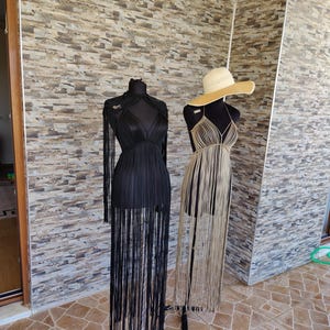 Festival outfit, macrame dress, rave outfit, burning man, macrame clothing, greek goddess dress, bohemian dress, yacht events, beach outfit
