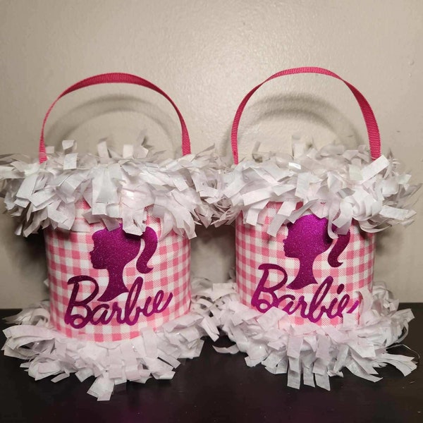 10 mini piñatas Barbie (pour les anniversaires, les cadeaux, les boîtes de bonbons, les boîtes de dragées)