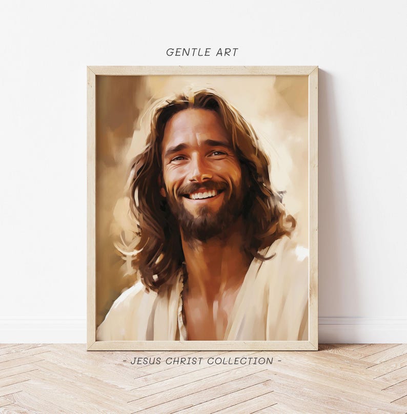 Jesús feliz, Jesús sonriendo, rostro de Jesús, Jesús riendo, retrato de ...