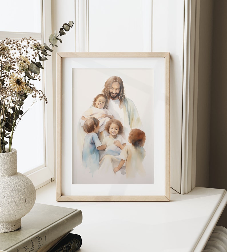 Jesucristo enseñando a los niños, Jesús con niños, Imagen de Jesús ...