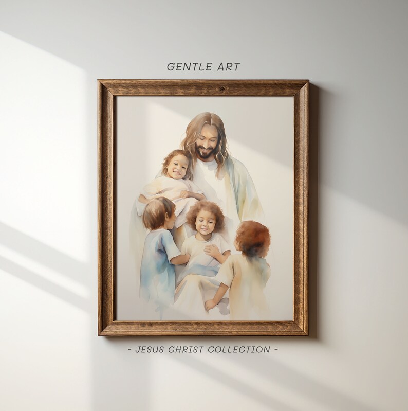 Jesucristo enseñando a los niños, Jesús con niños, Imagen de Jesús ...