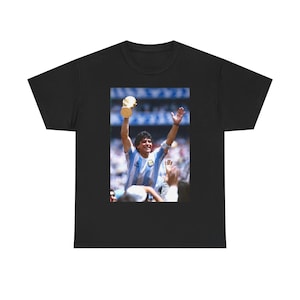 SOPH. × DAZN MARADONA THE FALL TEE Retro Vintage 90s Graphic Maradona T-shirt, Maradona