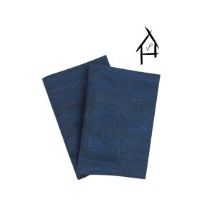 Pelle di sughero blu scuro