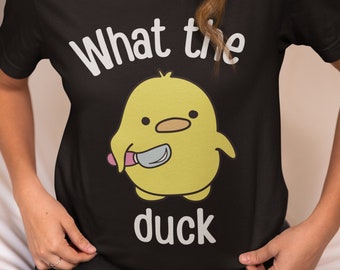 Funny Duck Shirt gift What the Duck Shirt Funny Shirt Gift Duck Lover Shirt Unisex Duck Shirt Gift Rubber Duckie Shirt