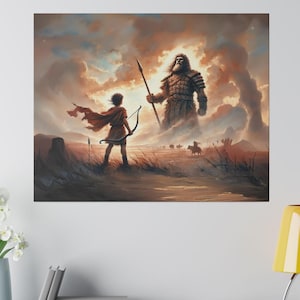 David and Goliath - A Tale of Faith & Courage for Kids, Inspirational Story, Children&#39;s Art Classic