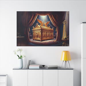 Ark of the Covenant Digital Art Download – Biblical Tabernacle Wall Decor