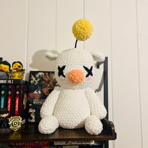 Pre order Final Fantasy inspired moogle crochet plush