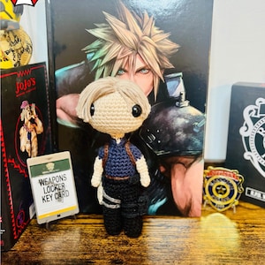 leon kennedy resident evil  inspired crochet plushie
